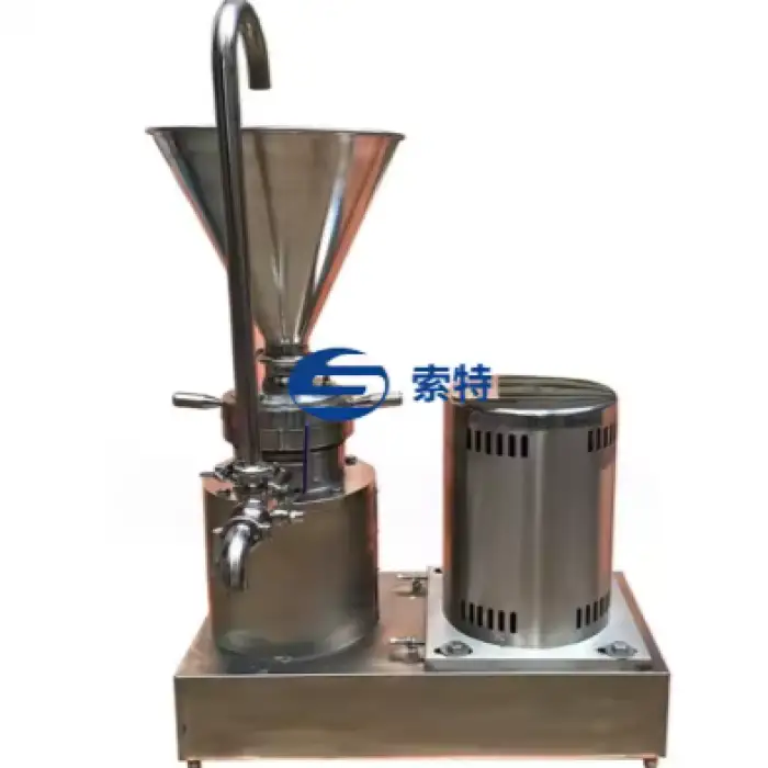 Industrial Vertical Split Colloid Mill New Condition Nut Butter Making Machine Almond Peanut Butter Gear Snack Processing