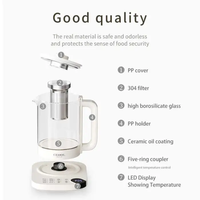 Multifunction Smart Tea Water Electric Kettles for Tea Coffee Healthy Thermos Kettle Home Appliance%
