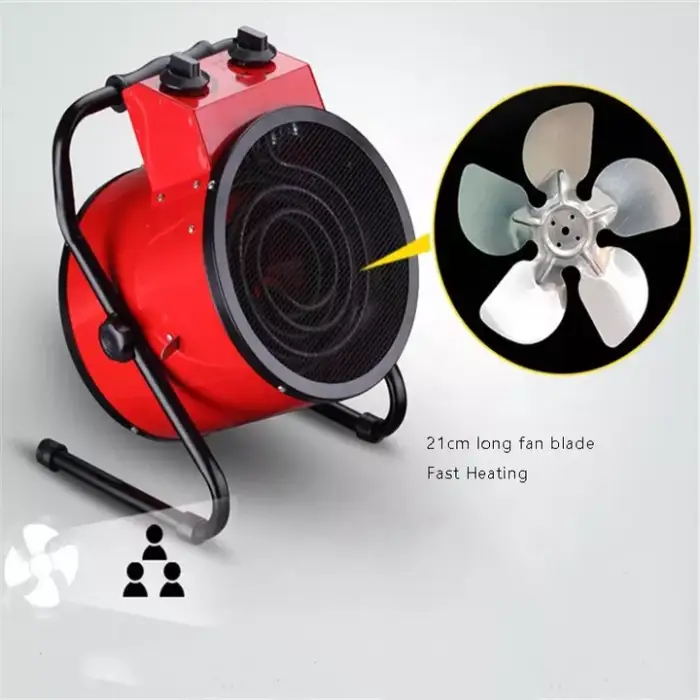 2kw/ 3kw Industrial Electric Heaters Warm Air Blower Room Heater Home Winter Bedroom Office Heating