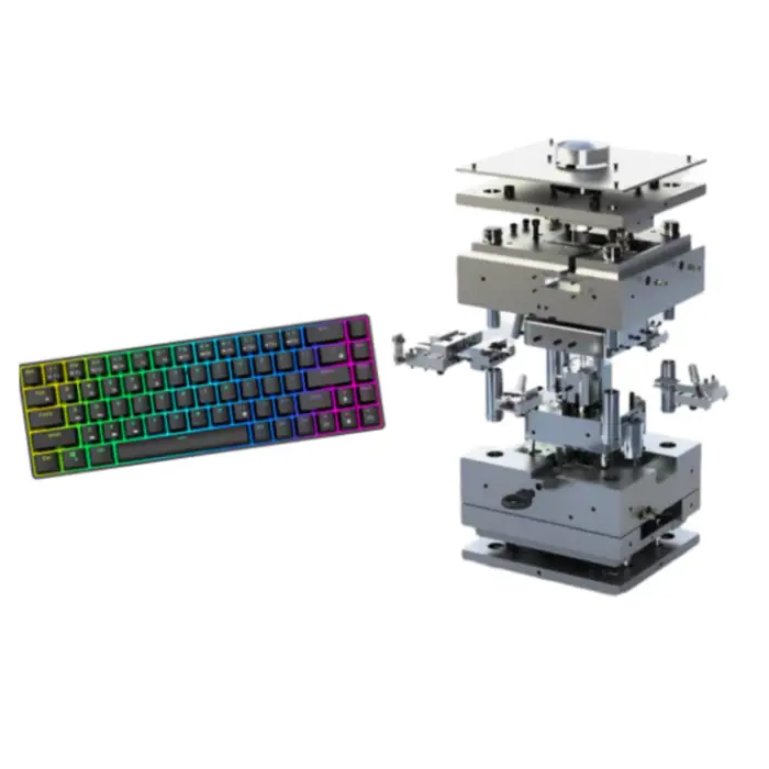 Two-color Plastic Injection Gaming Led Keyboard