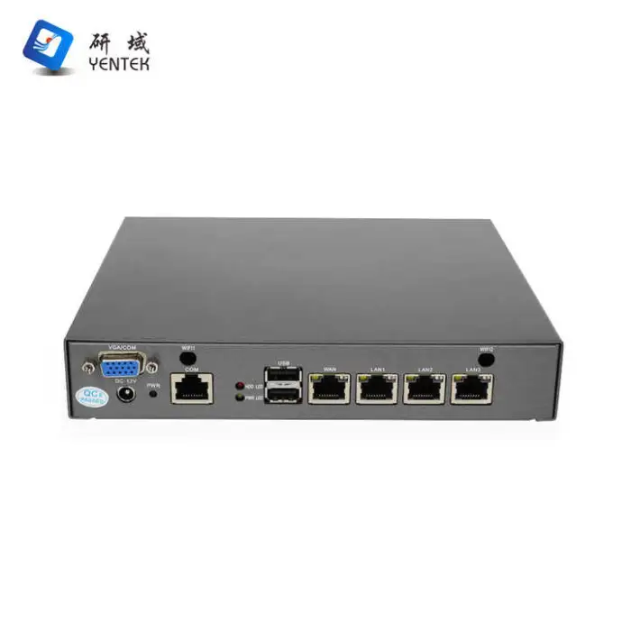 Enterprise Firewall Intel Celeron J4125 J1900 4 RJ45 LAN Wifi Linux Win10 Linux Network Server Pfsense Firewall Mini Pc