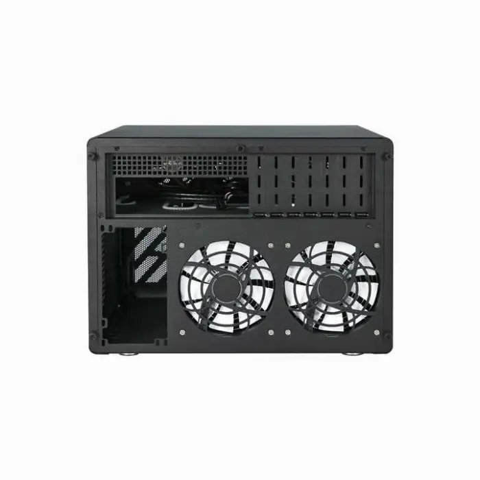 8-drive Nas case with half-height slots to support ATX motherboard -swap storage servers