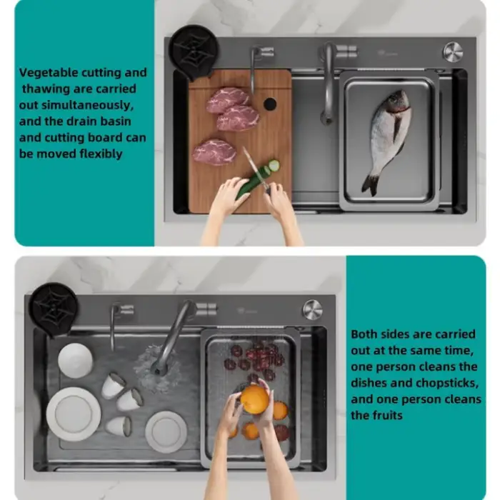Smart Multifunctional Kitchen Sink Set