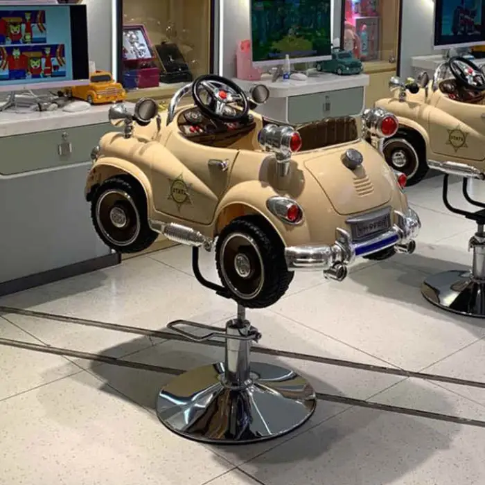 Modern Hair Equipment Hairdressing Furniture Salon Car Kids Barber Chair
