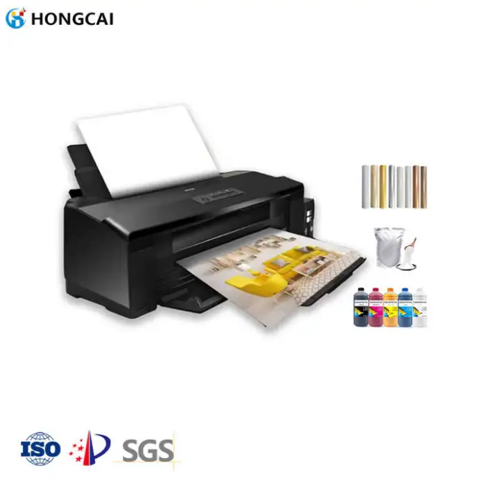 Hongcai A4 Thermal Sublimation Desktop Printer 4-Color Inkjet Digital Label Printer  Outlet