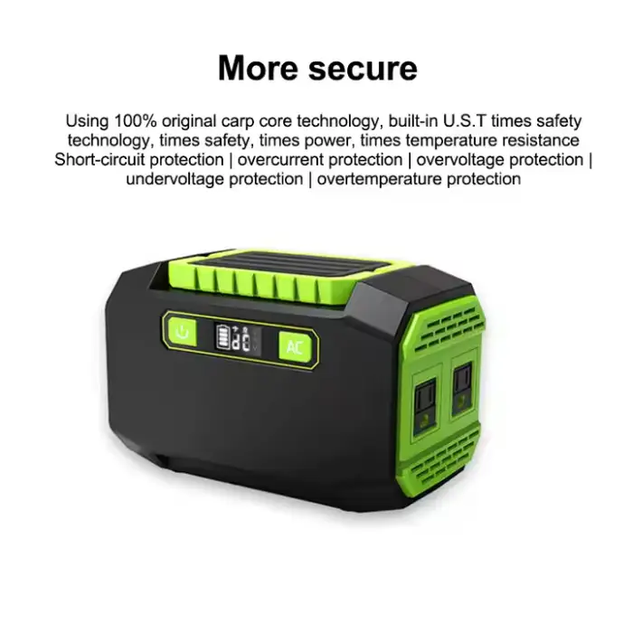 200W Portable Power Station Renewable Energy Solar Generator with Uninterrupted Power Supply Function for Home Use