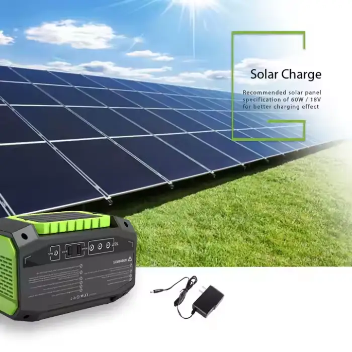200W Portable Power Station Renewable Energy Solar Generator with Uninterrupted Power Supply Function for Home Use