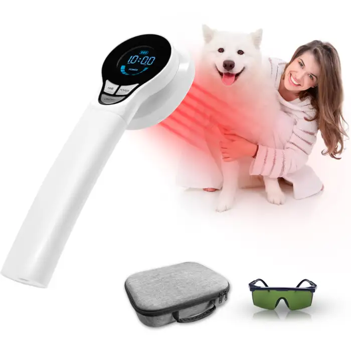 Veterinary Pet Lower Back Pain Relief 808nm Cold Laser Therapy Animals Wound Healing Physical Therapy Laser
