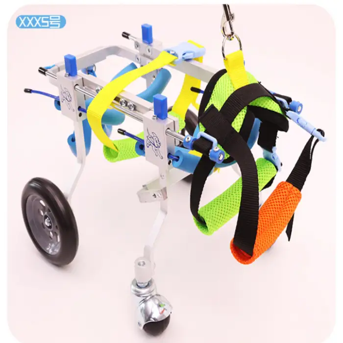 Adjustable Pet Dog Wheelchair for Back Legs Rehabilitation Cat Lightweight Wheelchair for Disabled Dogs Walking Tools