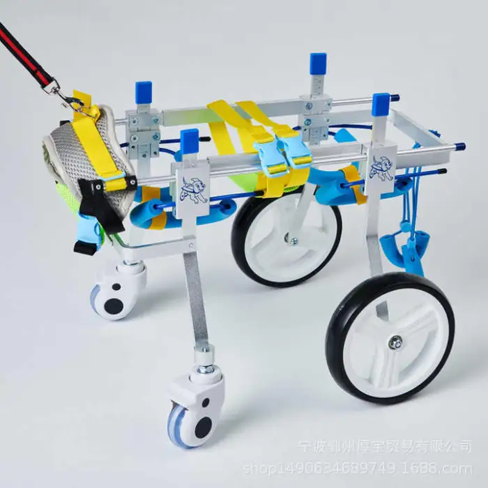 Adjustable Pet Dog Wheelchair for Back Legs Rehabilitation Cat Lightweight Wheelchair for Disabled Dogs Walking Tools