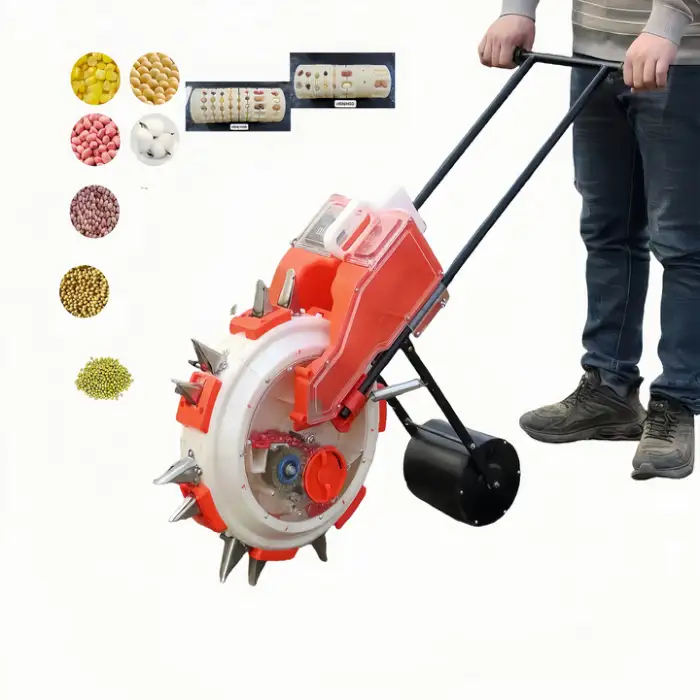 Multifunction Hand Push Manual Maize Wheat Sorghum Corn Vegetable Seeder Planter Agriculture Sowing No Till Seed Drill