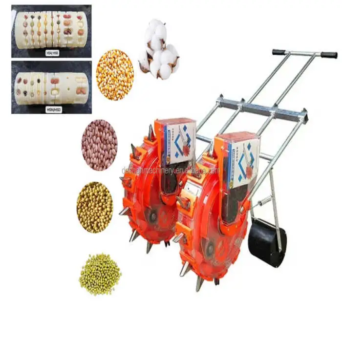 Multifunction Hand Push Manual Maize Wheat Sorghum Corn Vegetable Seeder Planter Agriculture Sowing No Till Seed Drill