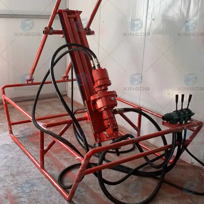 Pneumatic Portable Air-Powered DTH Drill Rig Machine for Rock Slope Protection Engineering Mine Blasting Hole