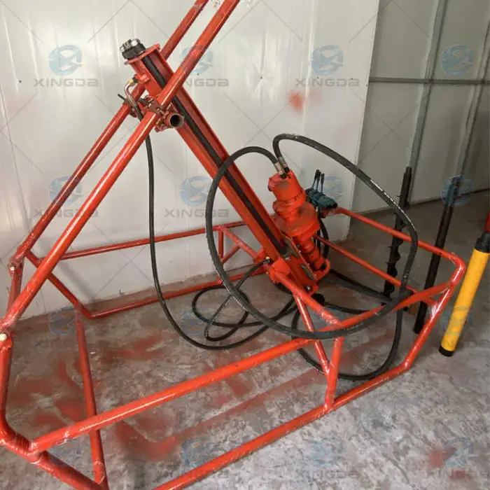 Pneumatic Portable Air-Powered DTH Drill Rig Machine for Rock Slope Protection Engineering Mine Blasting Hole