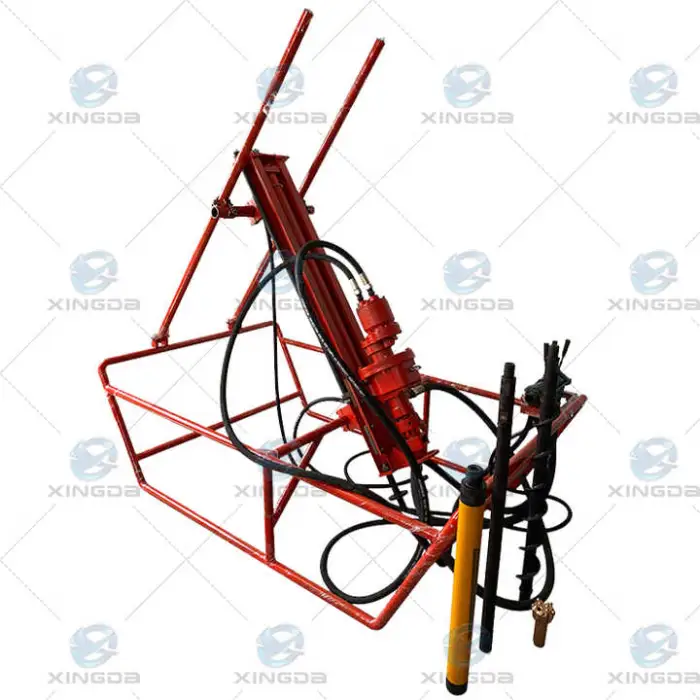 Pneumatic Portable Air-Powered DTH Drill Rig Machine for Rock Slope Protection Engineering Mine Blasting Hole