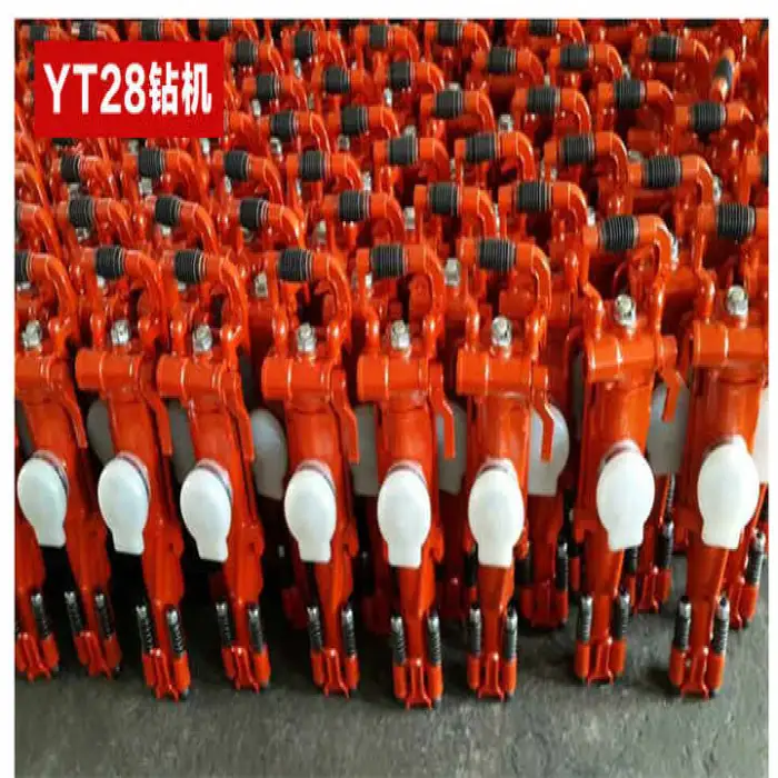 Y28 Hand-Held High 70mm Mining Y18 Y19 Y20 Y24 Portable Hand Held Rock Mining Drill Rig air Leg Jack Hammer