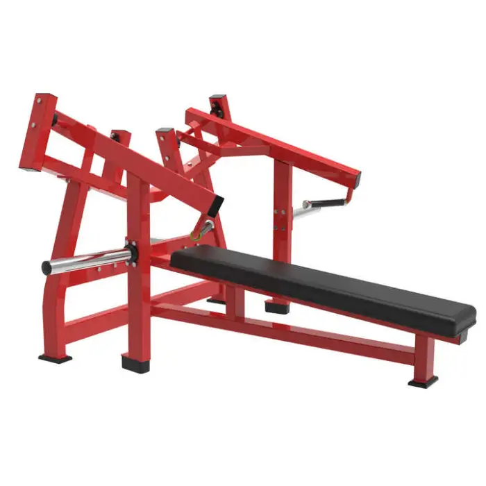 Steel Gym Flat Bench for Bodybuilding and Strength Training Fitness Exercise Equipment Focusing on Chest Muscles