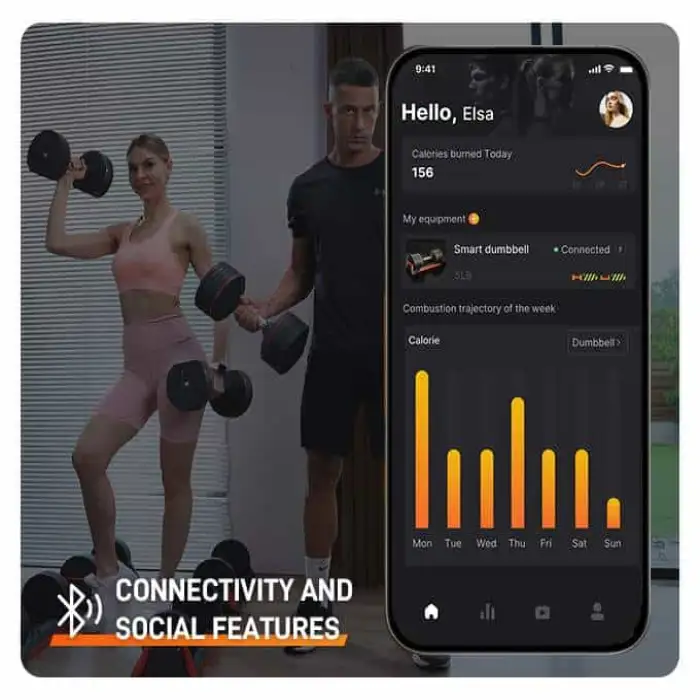 Adjustable Dumbbells High Technology Gym Equipment Indoor Exercise Lose Weight Keep Fitness with Smart Dumbbells