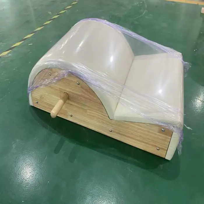 Premium Oak Wood Spine Corrector Pilates Fitness Equipment for Body Building Yoga Studio