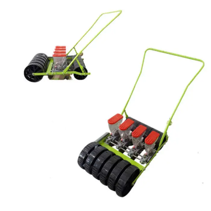 Hand Pushed 5 Row Agricultural Machinery Farm Efficient Carrot Onion Rapeseed Sowing Rice Planting Vegetable Seeder