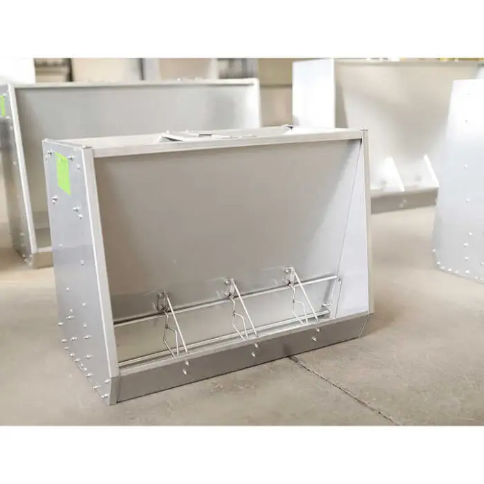 galvanized standerdized pig farming pig feeder