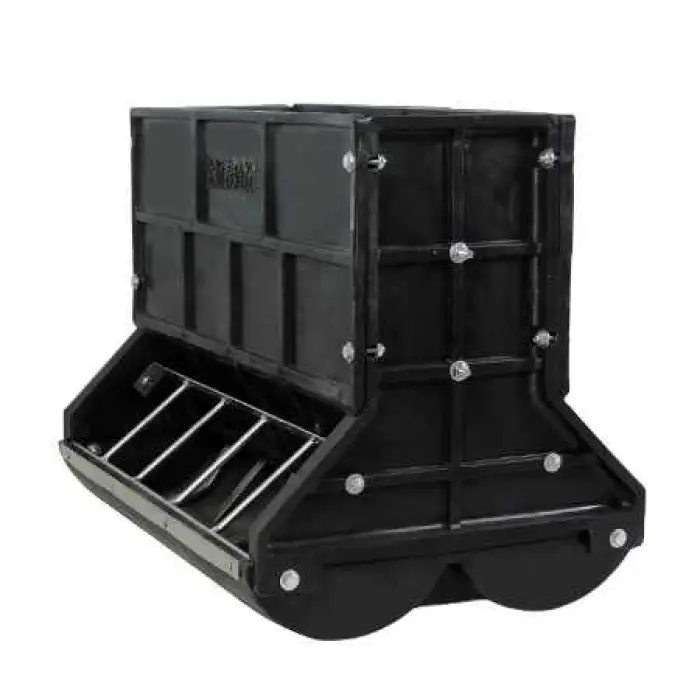 Made Plastic Double-Side Automatic Pig Feeding Trough Hog Feeders for Farming Equipment