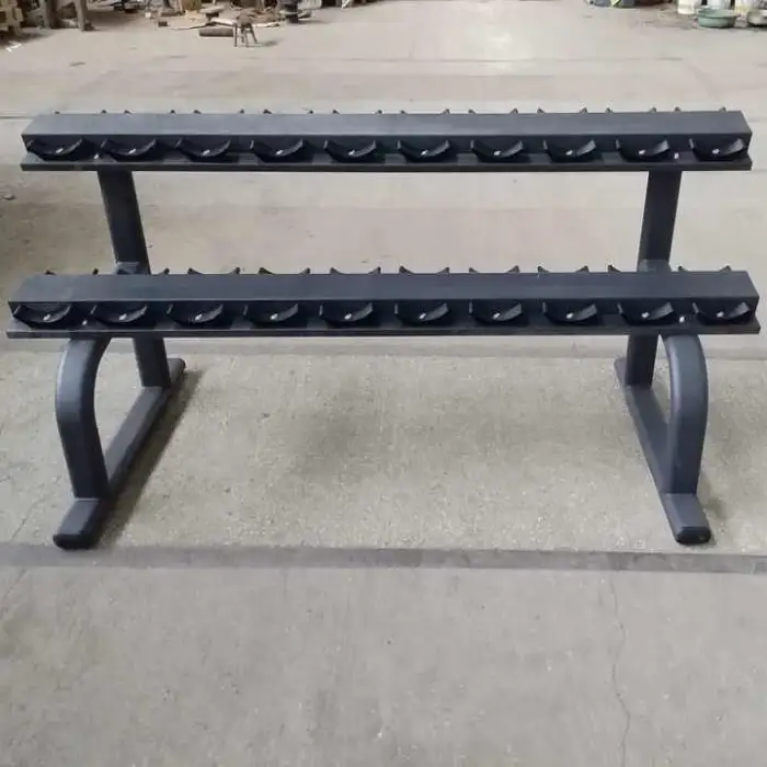 Foldable Metal Dumbbell Rack for Gym Training Fitness Accessories Bodybuilding Equipment