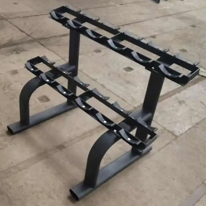 Foldable Metal Dumbbell Rack for Gym Training Fitness Accessories Bodybuilding Equipment