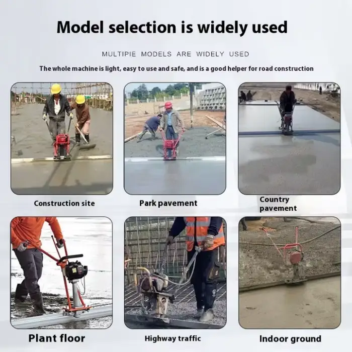 Concrete Screed Vibrator Ruler for Road Construction Projects