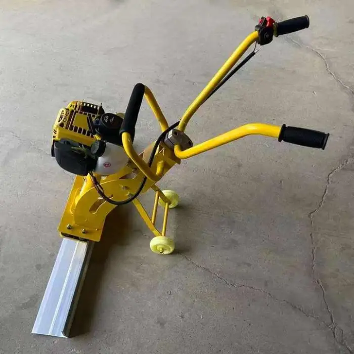 Electric Handheld Paver Vibrator Machine Frame Wheels Gasoline Engine Core Concrete Leveling Tool External Electric Tool