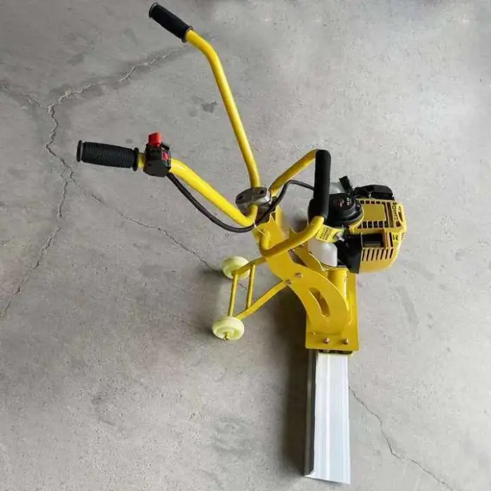 Electric Handheld Paver Vibrator Machine Frame Wheels Gasoline Engine Core Concrete Leveling Tool External Electric Tool