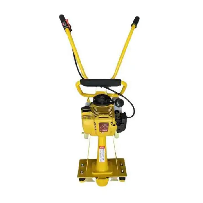 Electric Handheld Paver Vibrator Machine Frame Wheels Gasoline Engine Core Concrete Leveling Tool External Electric Tool