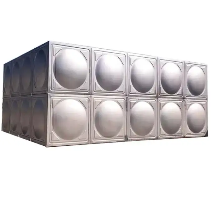Stainless Steel Panel Metal Water Storage Tank for Manufacturing Plants SS304 Stainless Steel Water Tank