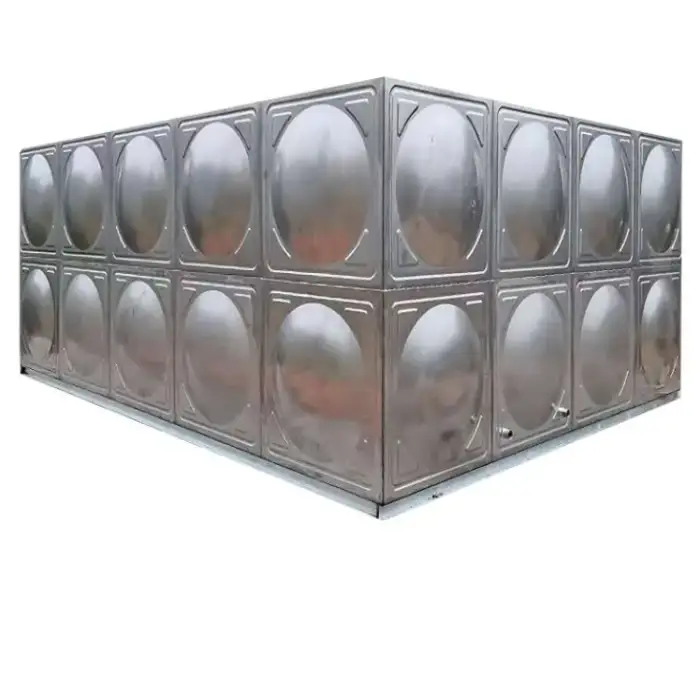 Stainless Steel Panel Metal Water Storage Tank for Manufacturing Plants SS304 Stainless Steel Water Tank
