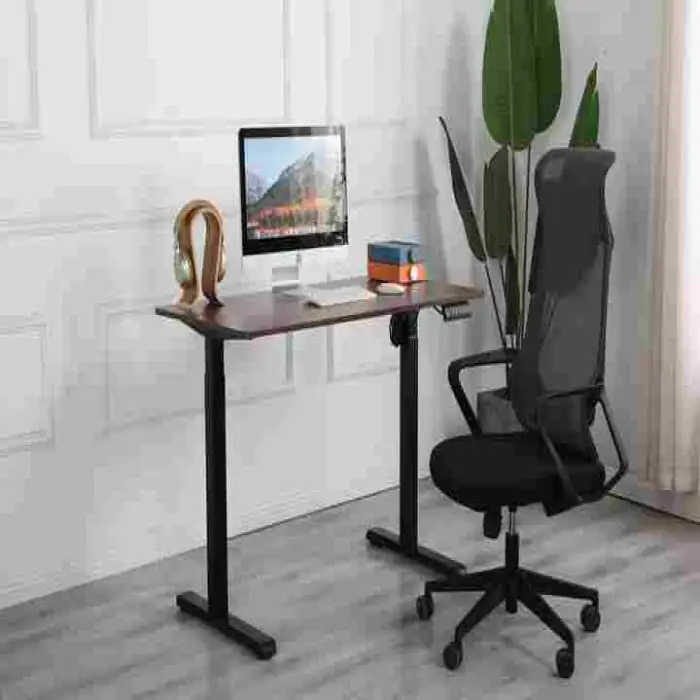 Ada Lift up Desk Single Motor Electric Ergonomic Height Adjust Standing Desk With 47-55inch MDF Desktop