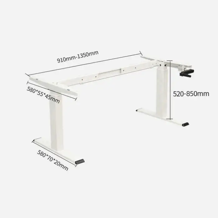 Luxury Adjustable Height High Tech Executive Electric Lift Standing Desk Frame Sit Stand up Computer Office Desk