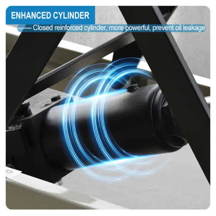 Hangcha   CE ISO Approved 150kg Capacity Hand Small Lift Platform Manual Hydraulic Scissor Lift Tables