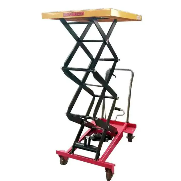 500kg Manual Stand Lift Table 150kg Mechanical Stationary Lift Table 200kg Pallet Hydraulic Lift Table