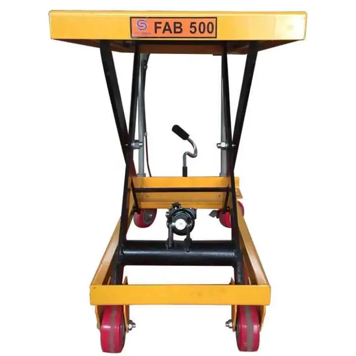 500kg Manual Stand Lift Table 150kg Mechanical Stationary Lift Table 200kg Pallet Hydraulic Lift Table