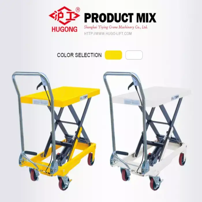 500kg Manual Stand Lift Table 150kg Mechanical Stationary Lift Table 200kg Pallet Hydraulic Lift Table