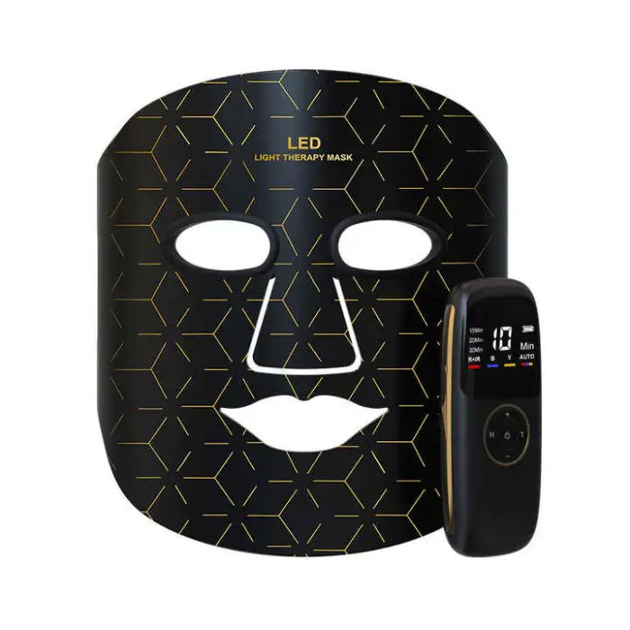 4 Colors Led Face Mask Red Led Light Facial Mask Skin Tightening Neck Massager Beauty Products for Women Wrinkle Removal