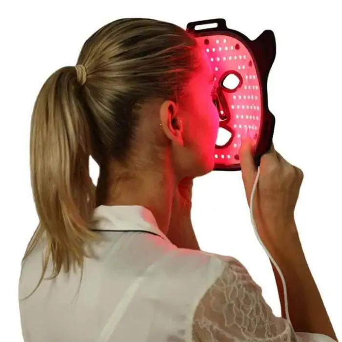 Face and Neck Skin Care Nir Facial Photon Silicon Led Face Infrared Red Light Therapy Mask