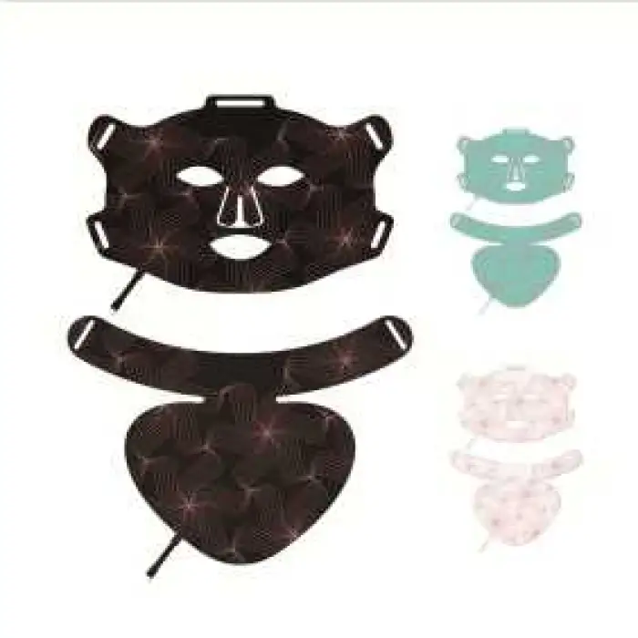 Face and Neck Skin Care Nir Facial Photon Silicon Led Face Infrared Red Light Therapy Mask