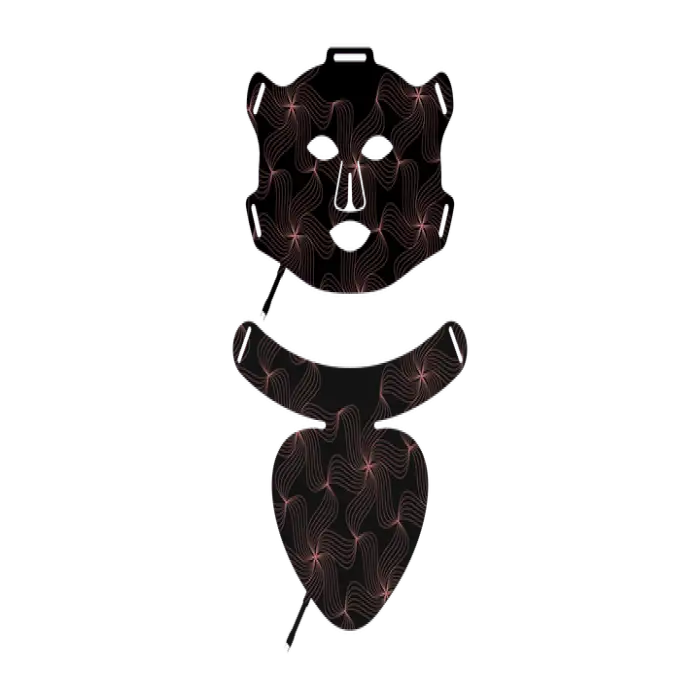 Face and Neck Skin Care Nir Facial Photon Silicon Led Face Infrared Red Light Therapy Mask