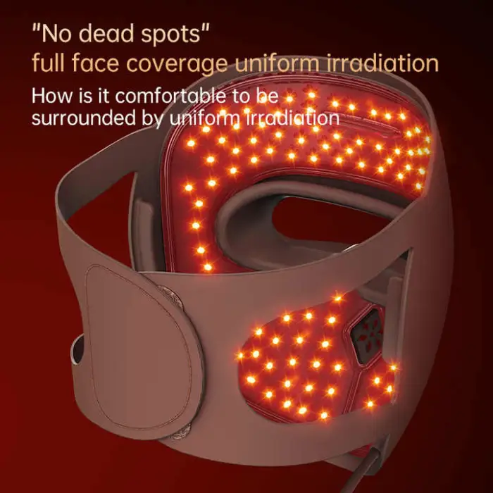 Face and Neck Lift Led Facial Beauty Mask Skin Rejuvenation Tighten Red Light Therapy Mask