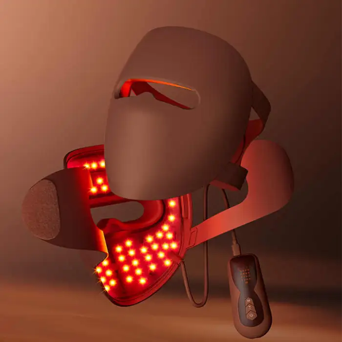 Face and Neck Lift Led Facial Beauty Mask Skin Rejuvenation Tighten Red Light Therapy Mask