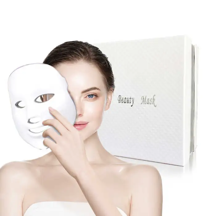 Anti Aging Face and Neck Led Mask Medical Grade 630nm Red Led 3 Color Facial Therapy Mask