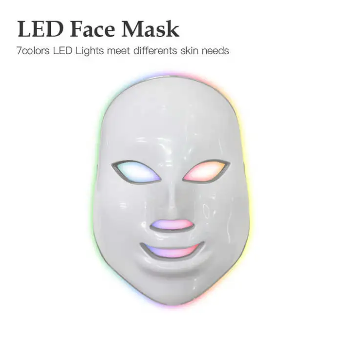 Anti Aging Face and Neck Led Mask Medical Grade 630nm Red Led 3 Color Facial Therapy Mask
