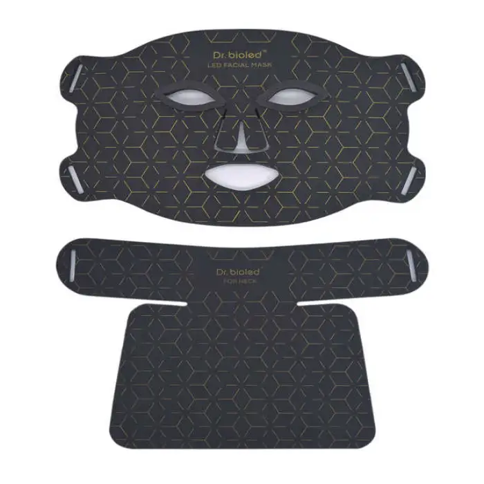 Beauty Silicone 8 Colors Facial Mask LED Red/blue/yellow/infrared Facial Mask Photon Rejuvenation for Face/neck Led Mask Neck