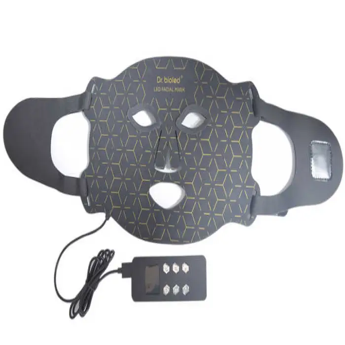 Beauty Silicone 8 Colors Facial Mask LED Red/blue/yellow/infrared Facial Mask Photon Rejuvenation for Face/neck Led Mask Neck